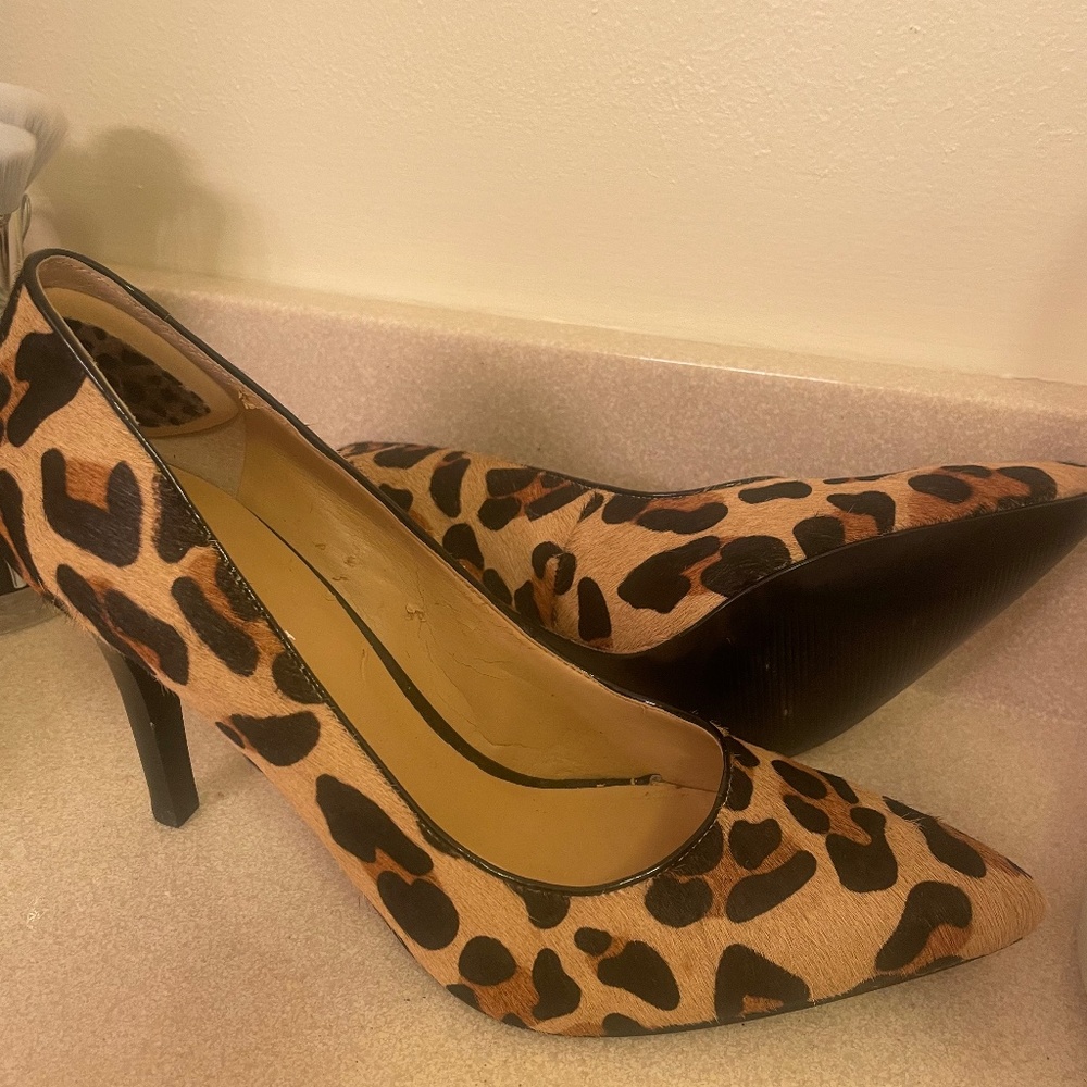 Cheetah print heels